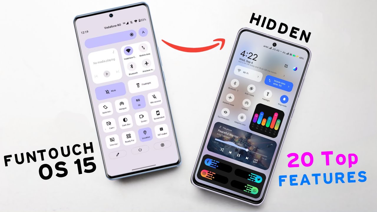 Vivo Funtouch OS 15 Update : Top 20 Hidden Features | Vivo Android 15 for Vivo V40,V29,V30 Pro,T3x5G