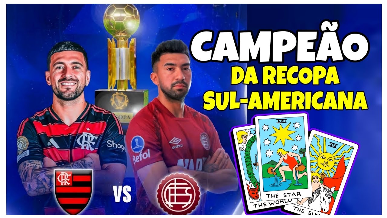 FLAMENGO X LANÚS RECOPA SUL-AMERICANA - AS CARTAS REVELARAM O CAMPEÃO 2026🔮