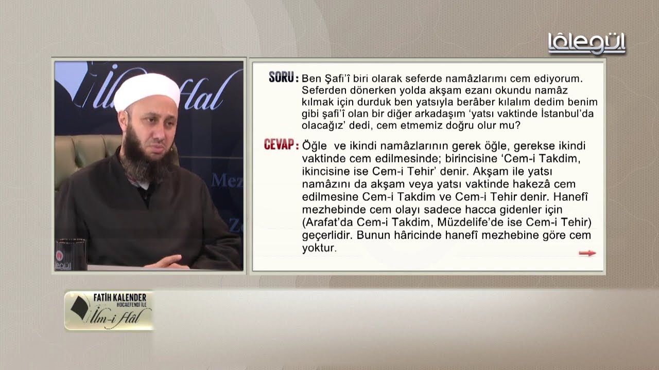 59-Şafi’î bir kimse seferî iken namâzları nasıl cem edebilir?