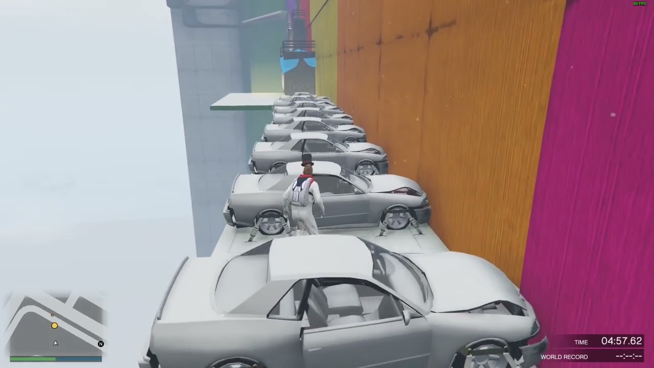 GTA V - {PS4} Foot Parkour Motel [Bardellis] - Walkthrough