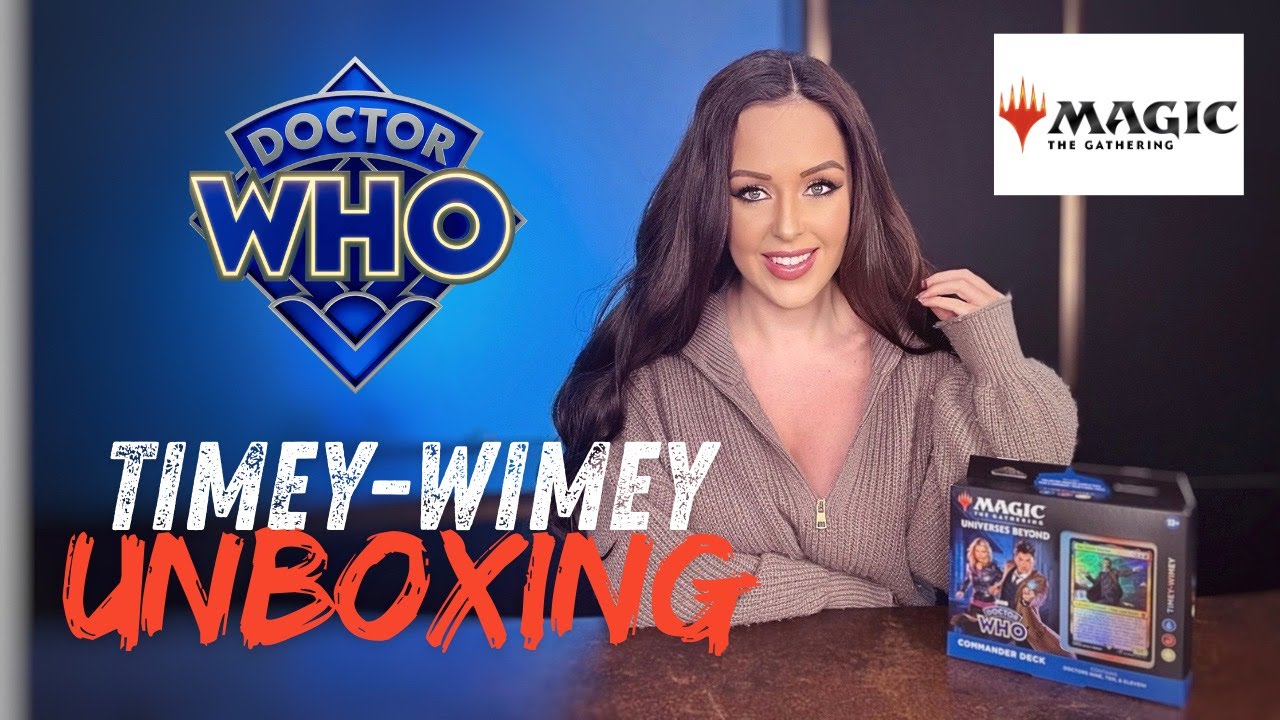 Doctor Who MTG Commander Deck: Timey-Wimey Unboxing