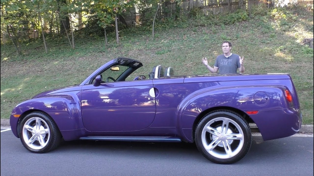 The Chevy SSR Was a Crazy $50,000 Retro Convertible Pickup Truck