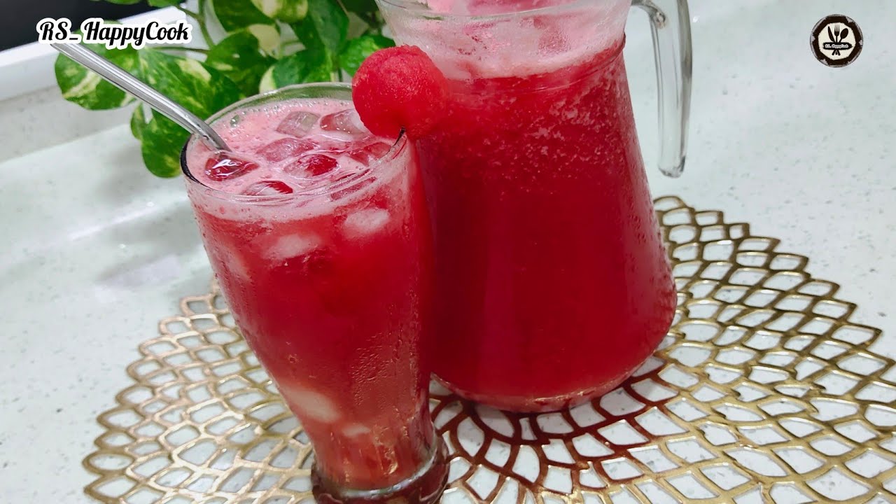 ICE COLD WATERMELON LYCHEE JUICE