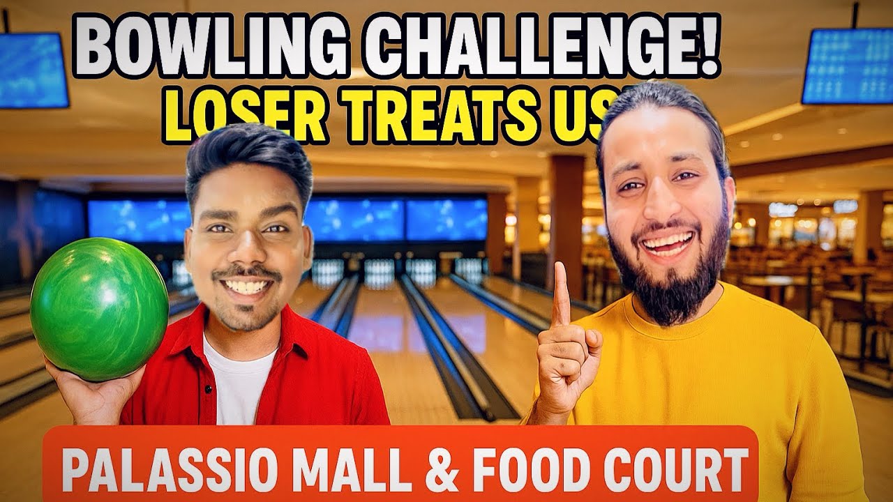 🎳 Bowling Challenge at Palassio Mall 🏆 | Scoring High or Paying the Bill?🤑 #BowlingChallenge #vlog