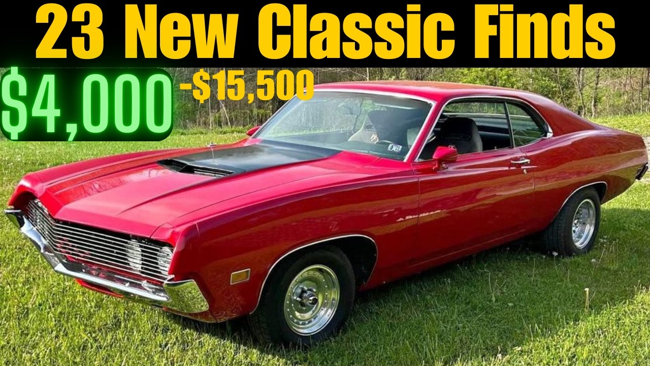 Rare Finds: 23 Classic Cars For Sale Under $15,500