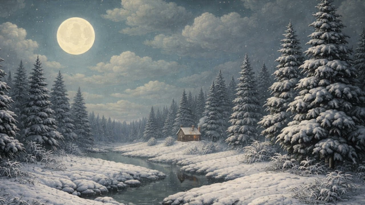 frozen. • a silent winter screensaver