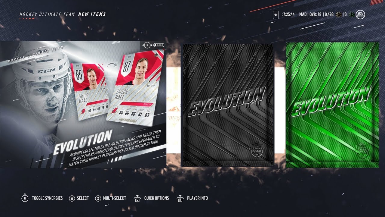 NHL 19 HUT 150K Evolution Packs
