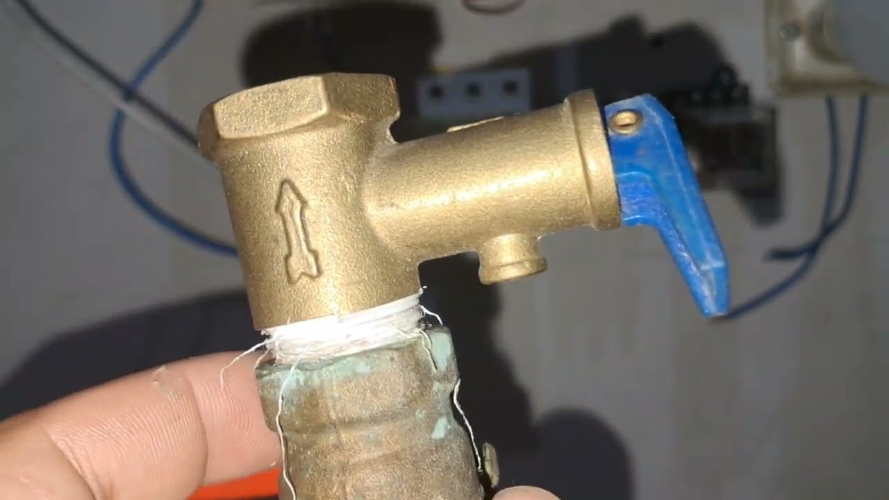 Prinsip kerja safety valve waterheater