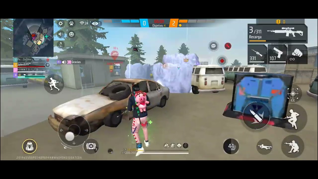 Free fire con amigo.....¿ganamos? 
