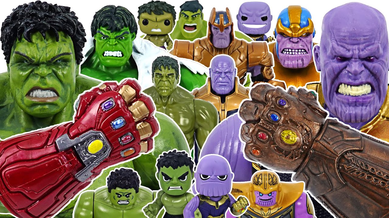 Marvel Avengers Hulk Nano gauntlet VS Thanos Infinity gauntlet! | DuDuPopTOY
