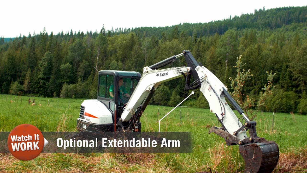 Watch It Work: Bobcat E55 Compact Excavator