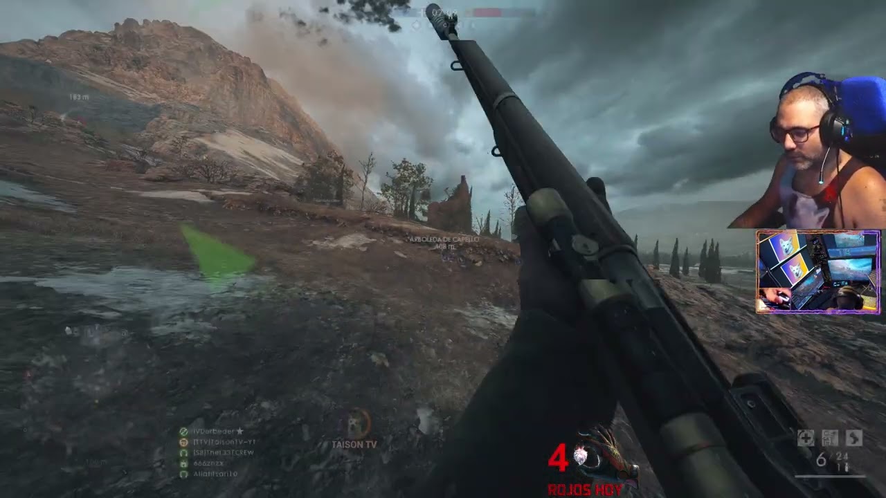 Cazando enemigos en Caporetto a Sniper Battlefield 1