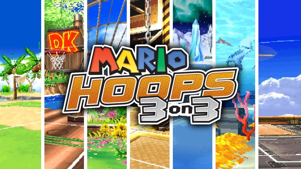 Mario Hoops 3-on-3 - All Courts (Full Game)