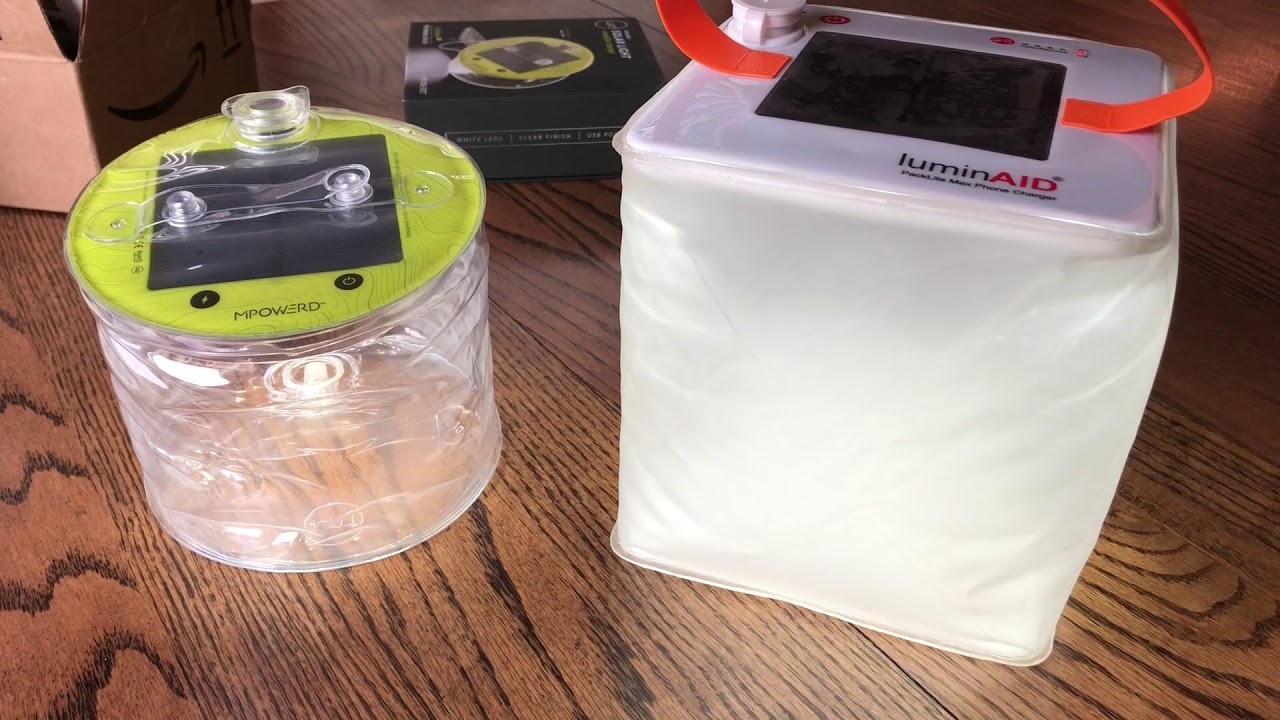 Luci Outdoor Pro 2.0 vs LuminAID PackLite Max