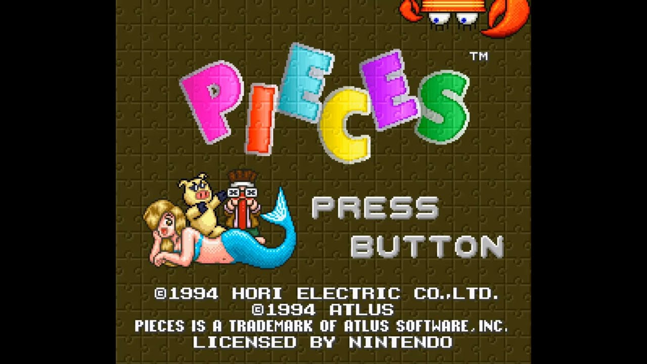 Pieces (SNES) (~Jigsaw Party) [Longplay] - Prism Kikaku, Before Nippon Ichi Software (NIS)