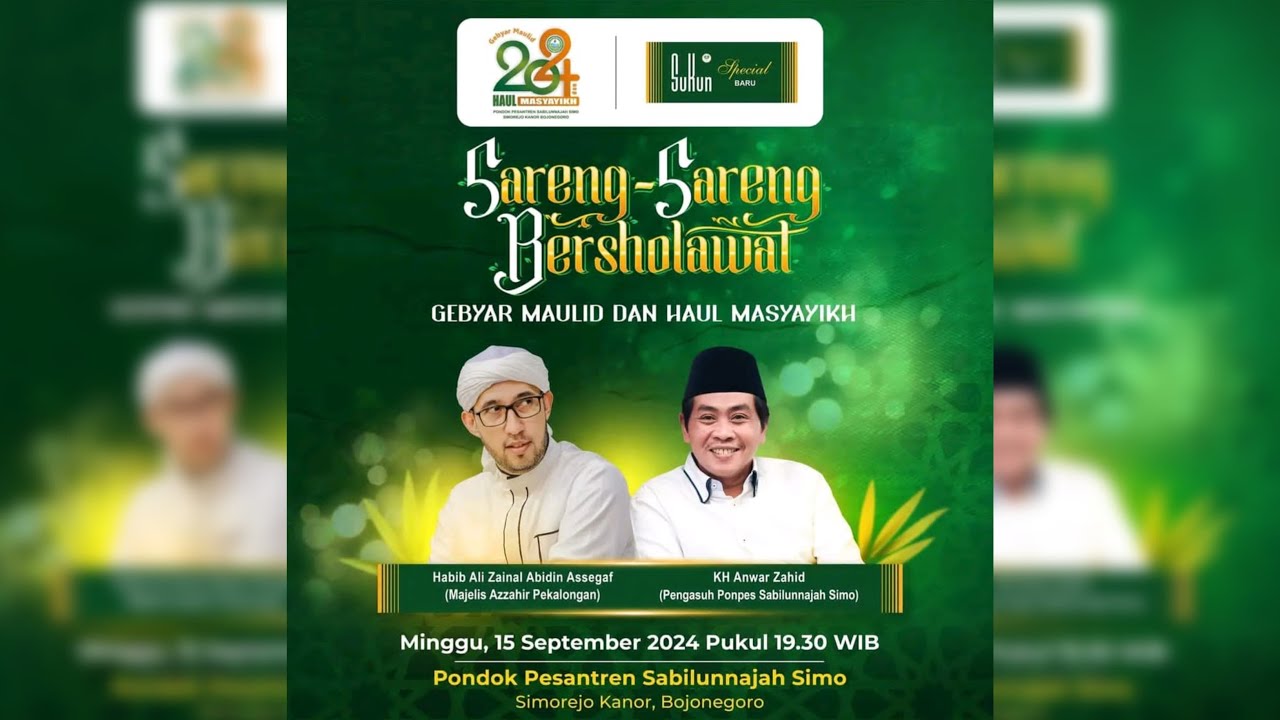 📡🔴 LIVE - MAJELIS AZ ZAHIR II SARENG-SARENG BERSHOLAWAT II BERSAMA KH. ANWAR ZAHID