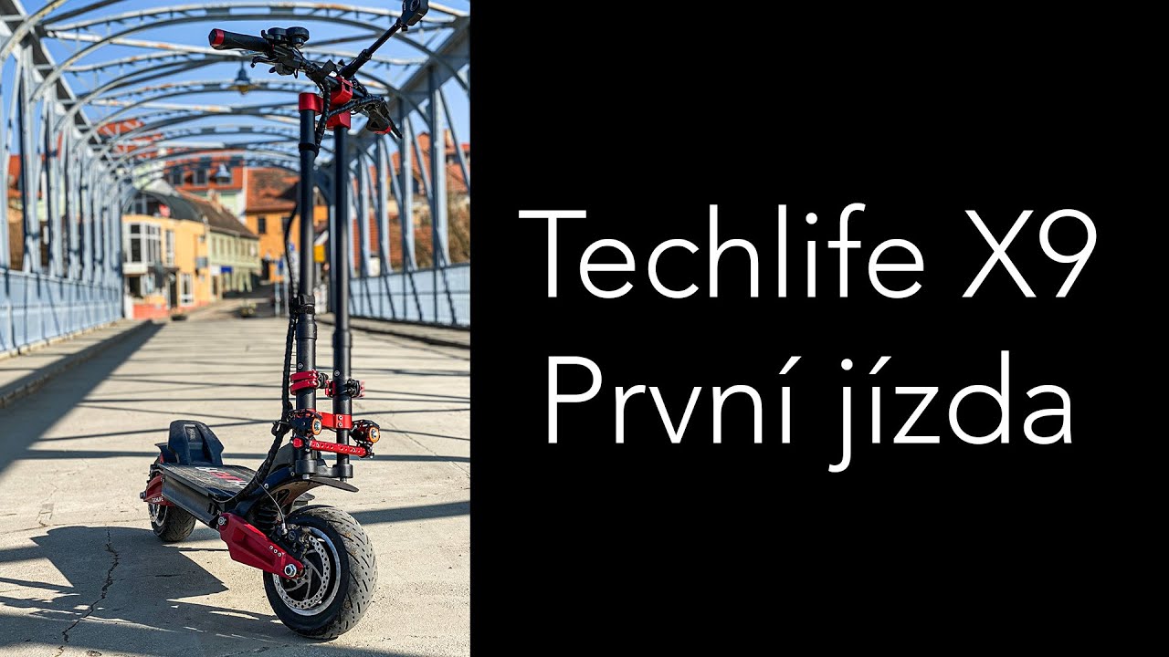 Techlife X9 první jízda - zvládnu zkrotit 6000W monstrum?