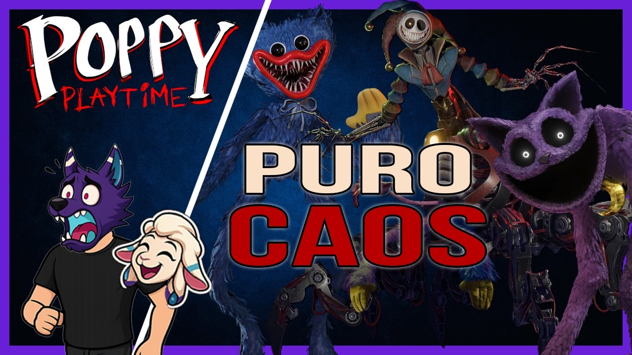 Pánico, caos y risas en Poppy Playtime (Capítulos 1-5)
