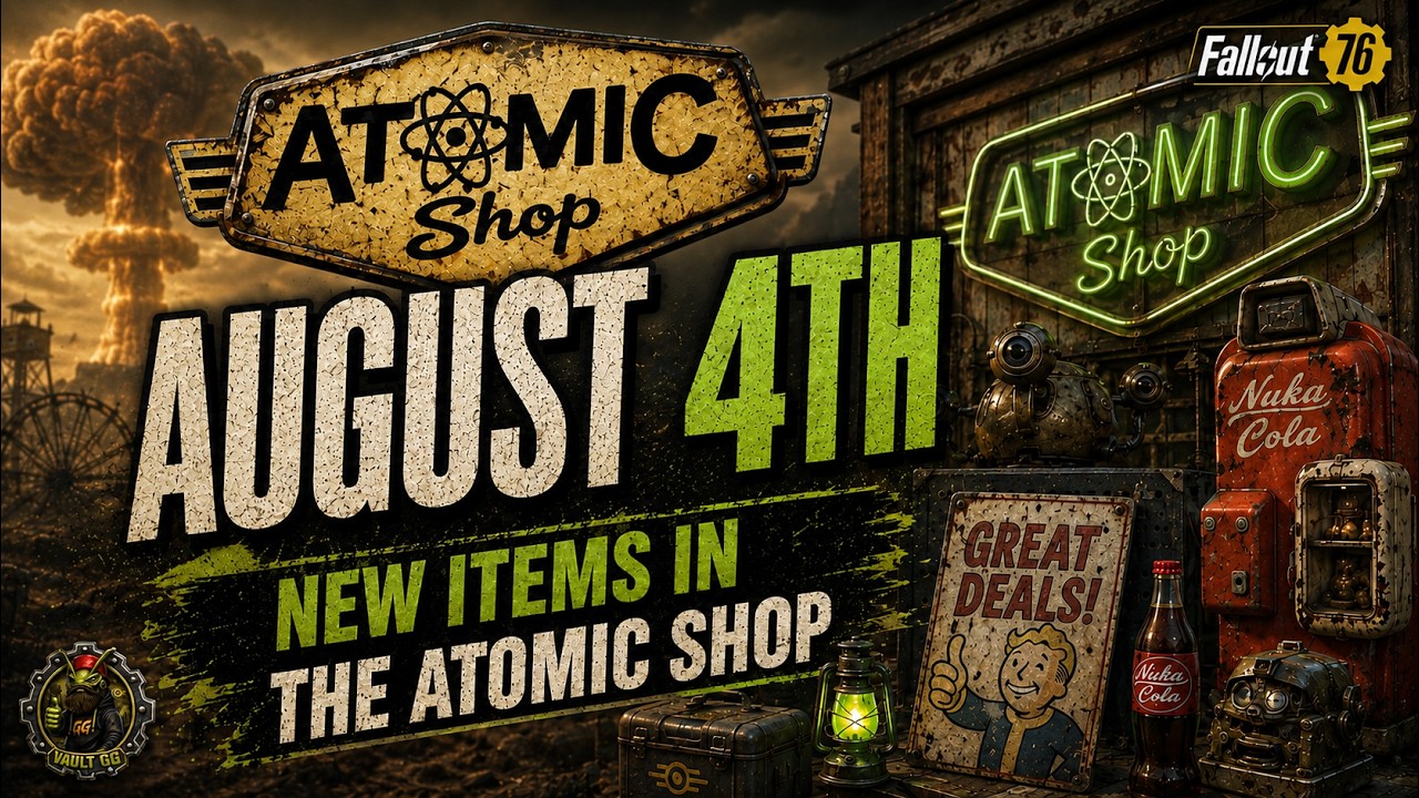 Fallout 76 Atomic Shop Update August 4 | EVERYTHING New This Week! Fallout 1st Items, Bundles & More