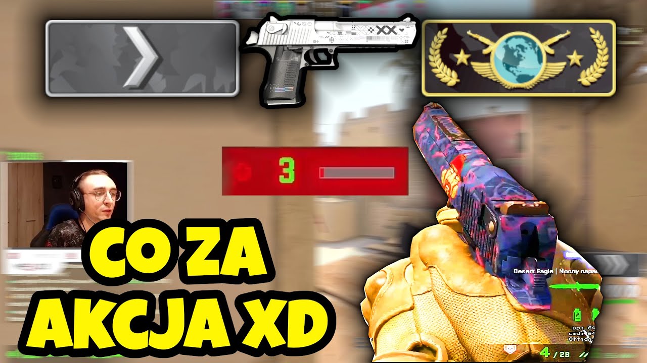 STRZELIŁEM 1vs5 ACE z 3HP! 😲 - DEAGLEM do GLOBALA [#3]