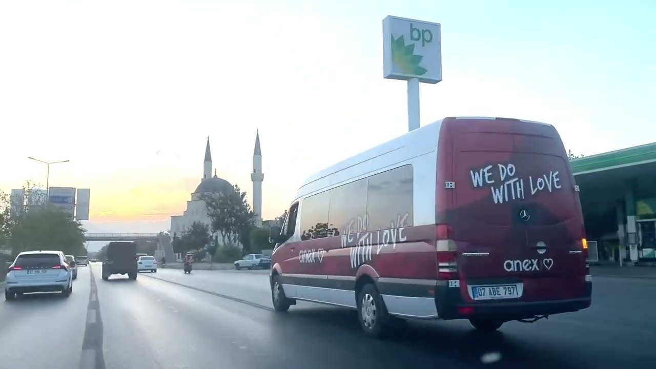 Walk around the city. Antalya Guzelyurt. Airport - Konuksever #videocities