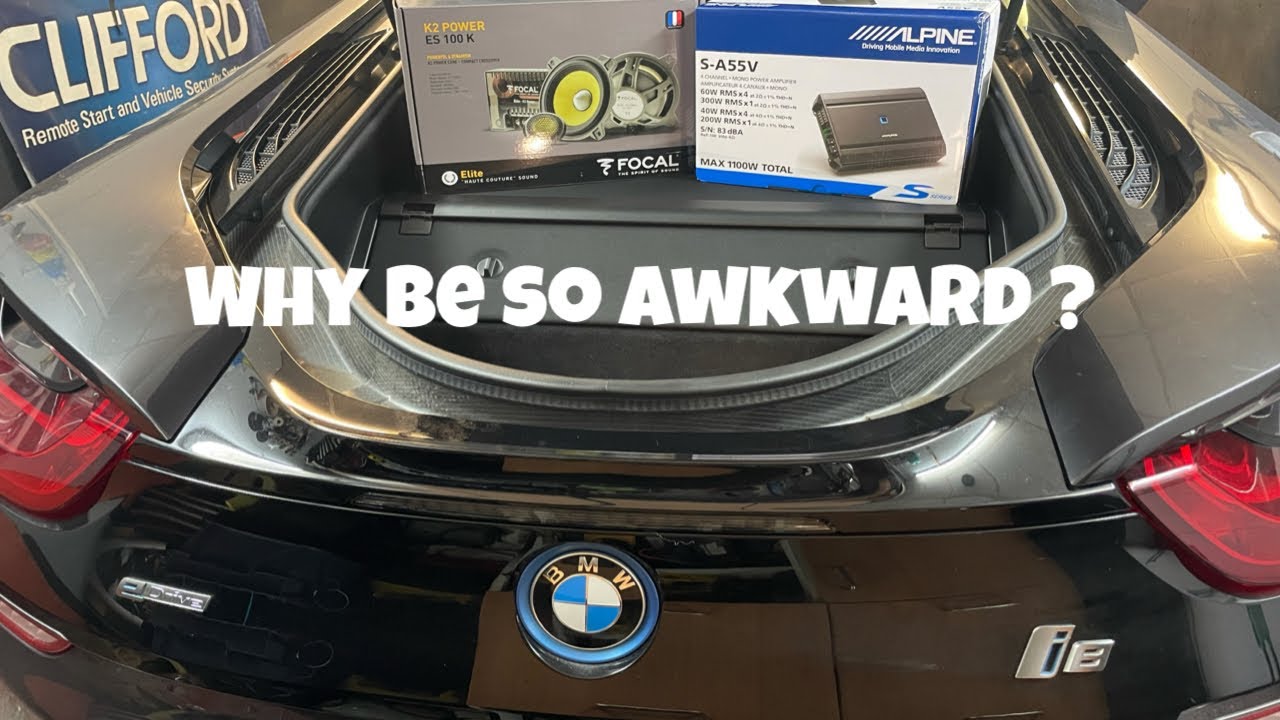 CCS Creative Car Sounds - BMW made Upgrading the Audio on the i8 very Awkward, why do it like that?