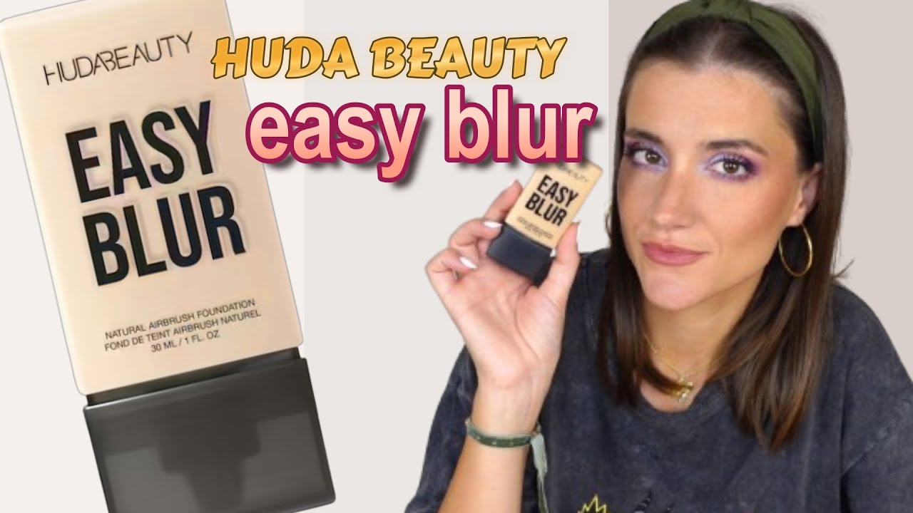 🔥NUEVA HUDA BEAUTY EASY BLUR - 8hr WEAR TEST