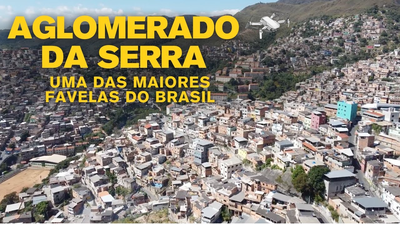 Conheça o Aglomerado da Serra, uma das maiores favelas do Brasil #drone