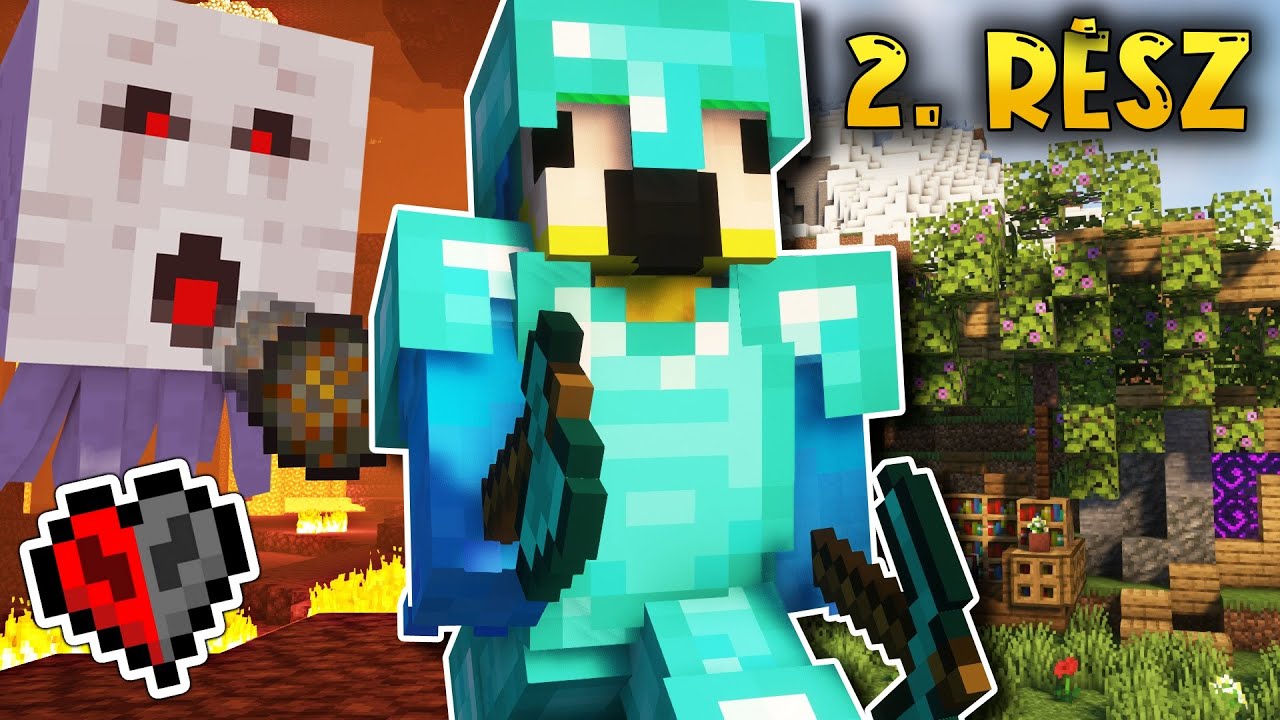 Hardcore: Elmentem a Netherbe | Fél szívvel - 2. rész | Minecraft
