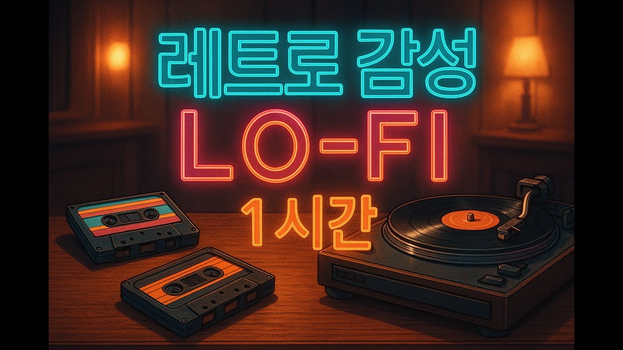 Vintage Lo-Fi Beats | Lo-Fi 감성 Retro Mix 1 Hour 공부, 작업, 밤 드라이브에 어울리는 1시간 힐링 음악 🎧 #lofi #플레이리스트