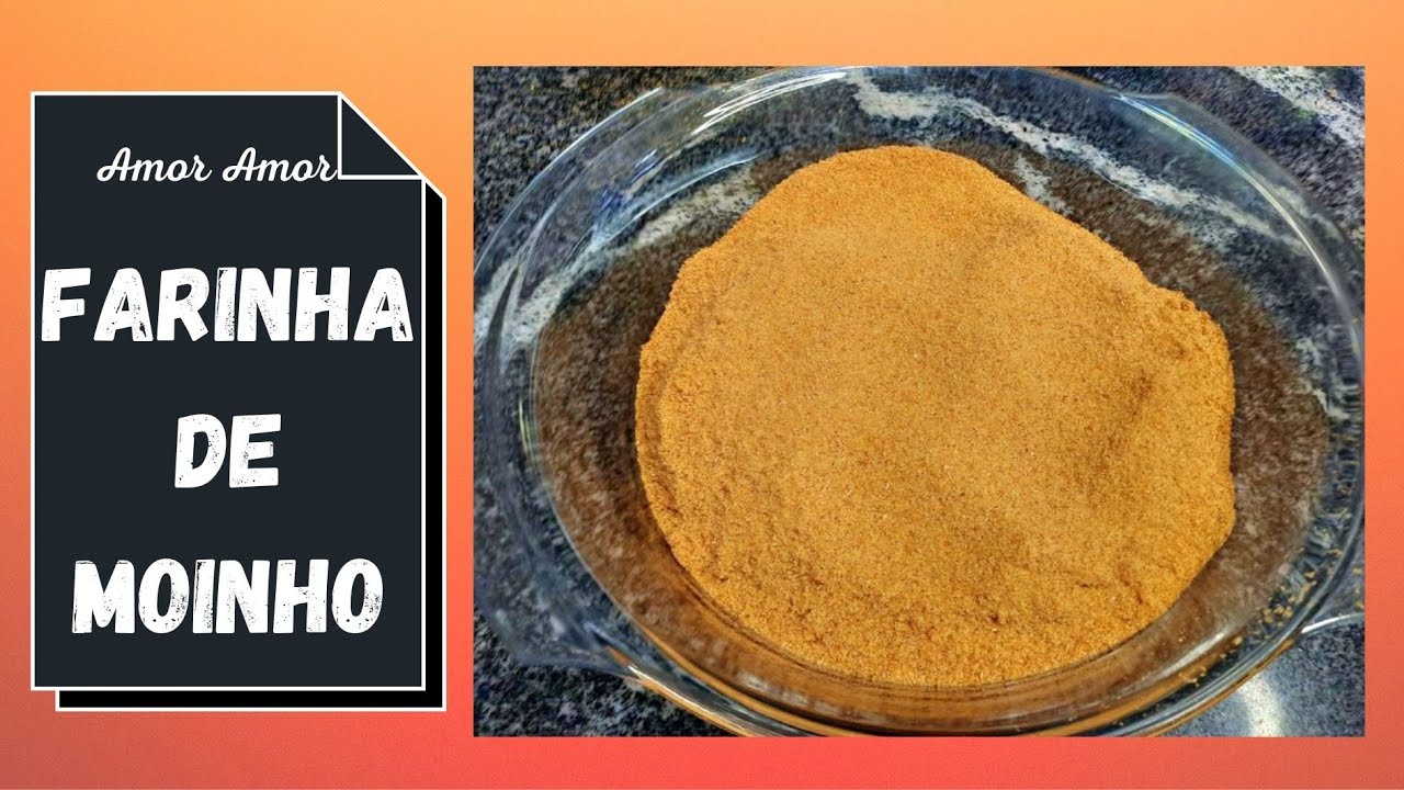 Farinha de moinho - Como torrar corretamente o fubá