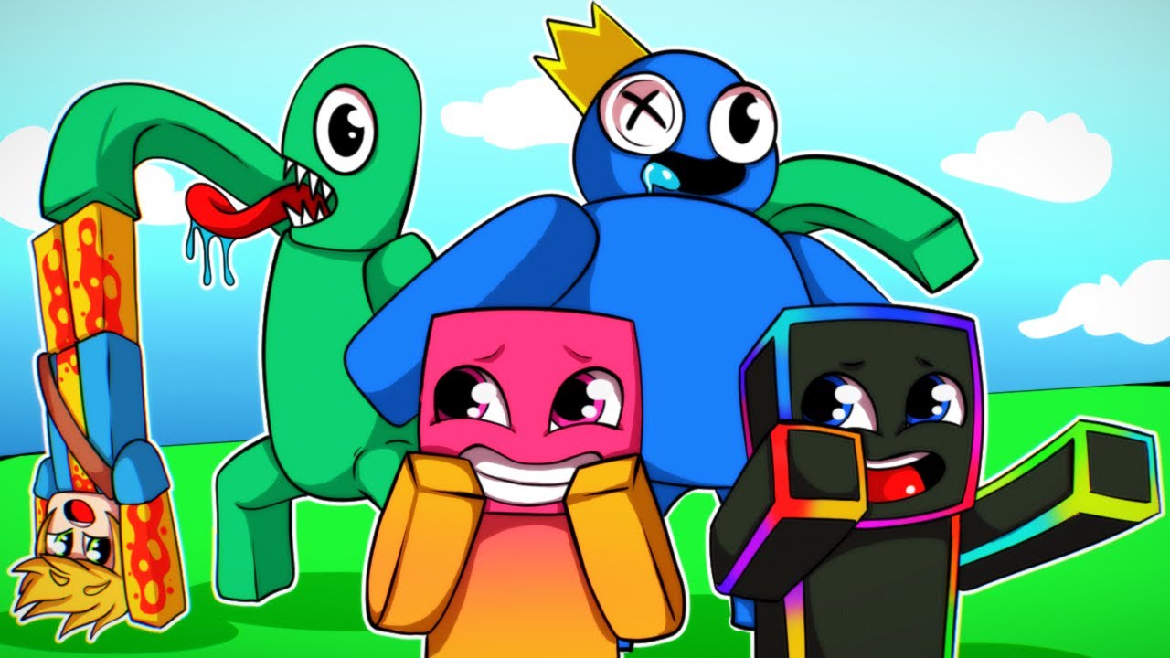 MORRI DE MEDO NO RAINBOW FRIENDS com LOPERS e ANINHA😨