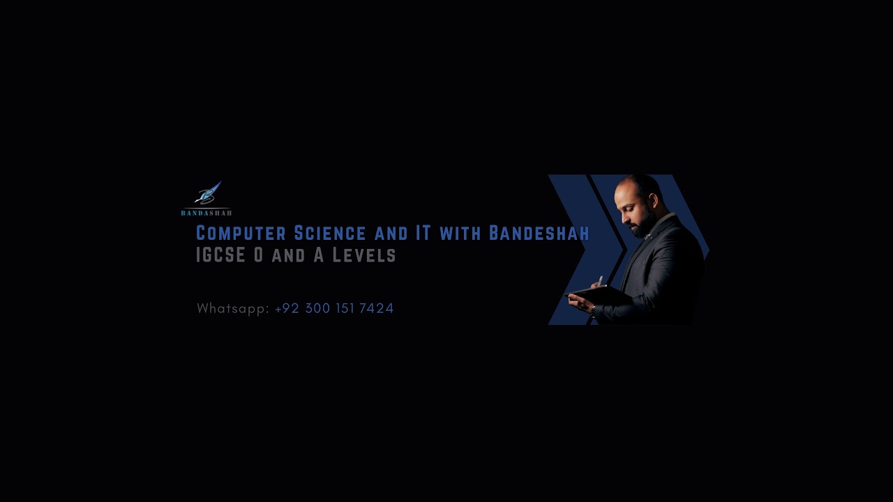 Bandeshah Live CS OL/IGCSE Chap 1 Past Papers