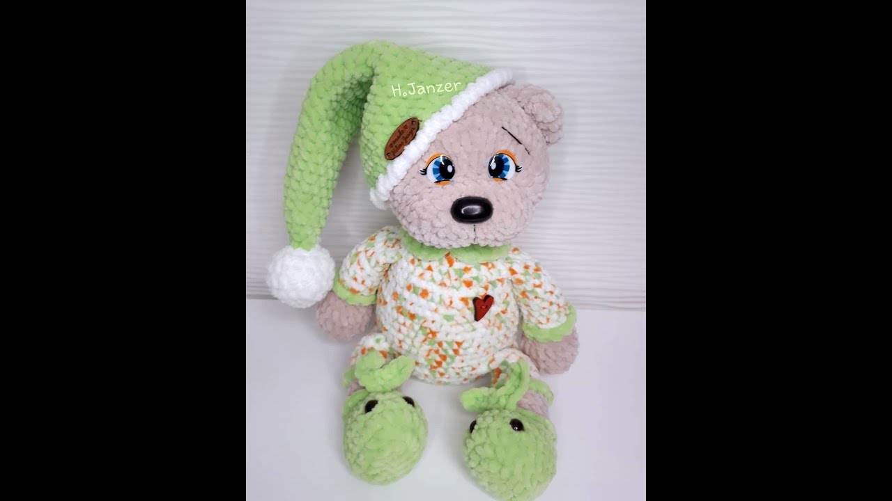Ein Bär in der Pyjama 2. Teil ( Meine Arbeit aus verschiedenen Ideen aus dem Internet)
