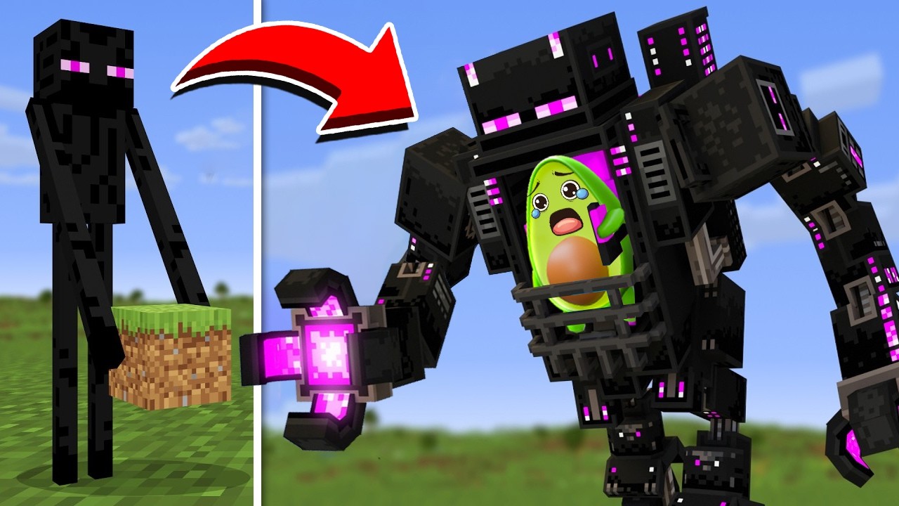 🤖 Переделал ВСЕХ Мобов в Minecraft в *ГИГАНТСКИЙ* Робот | КУПИК МАЙНКРАФТ