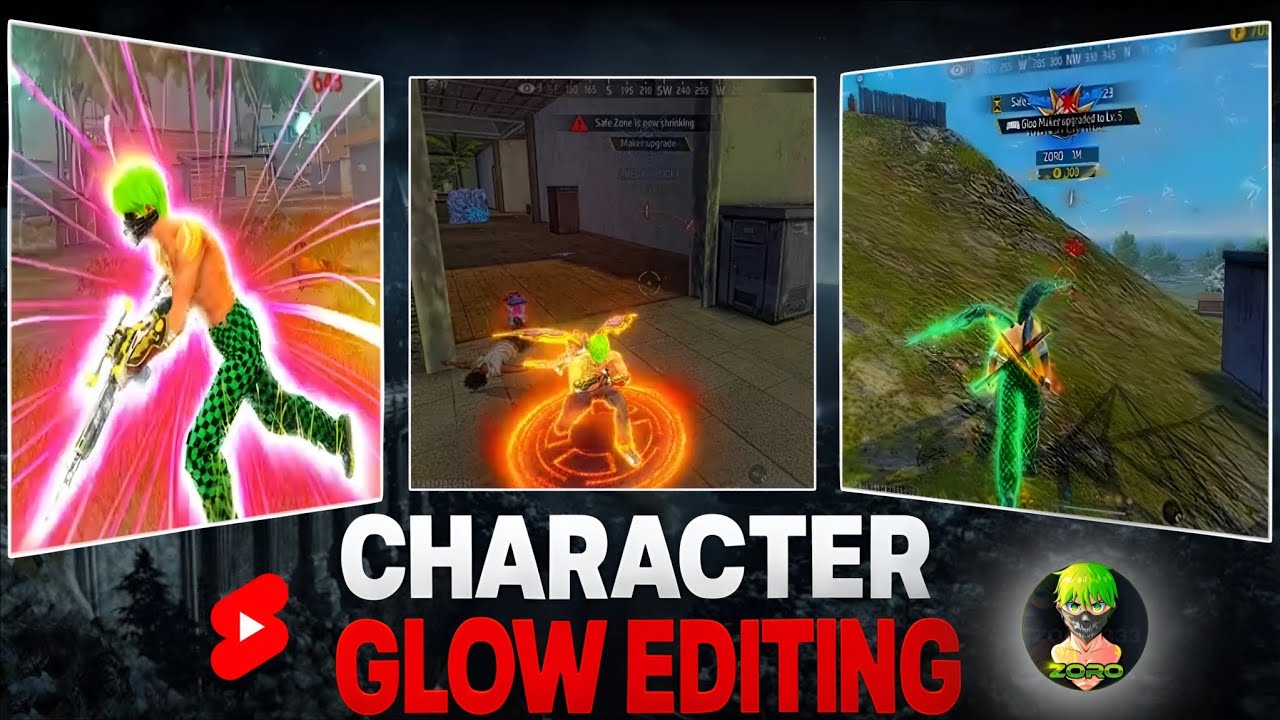 Character Glow Effect Like Zoro FF 😱 || Glow Effect Editing Tutorial In CapCut 