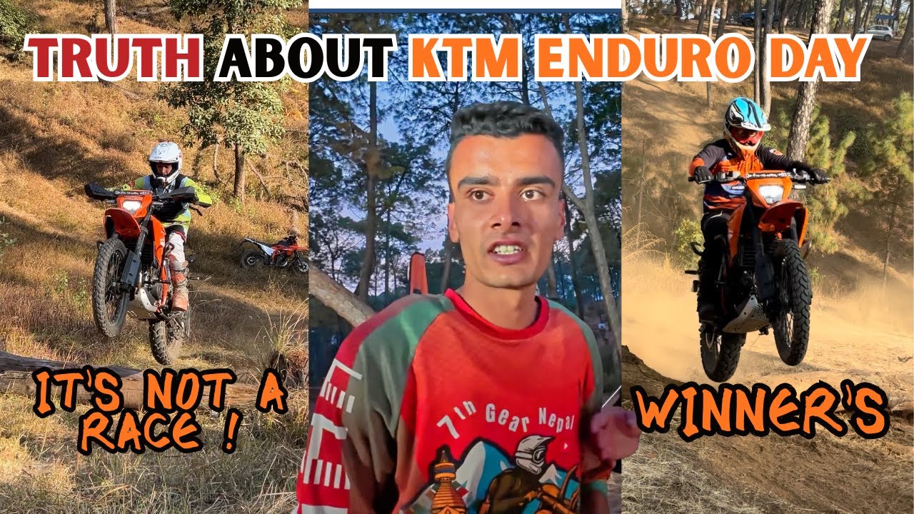 It's not a Race || Truth About Xtreme KTM ENDURO DAY ||