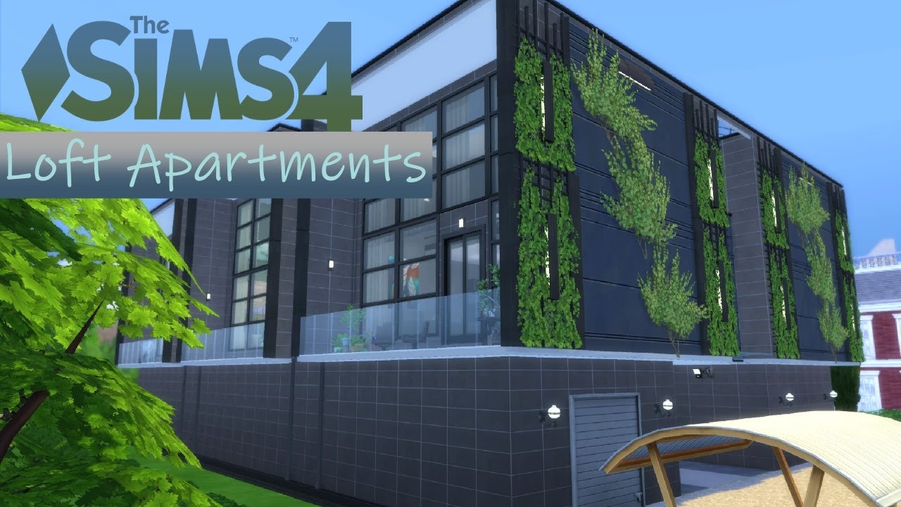 Loft Apartments | The Sims 4 | Speed Build & Tour