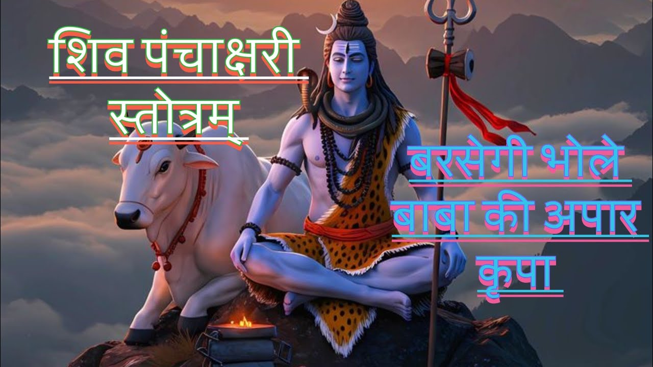 ।।शिव पंचाक्षरी स्तोत्रम्।। शिव पंचाक्षरी स्तोत्र पाठ।।Shiv Panchakshari Stotram 🙏।।