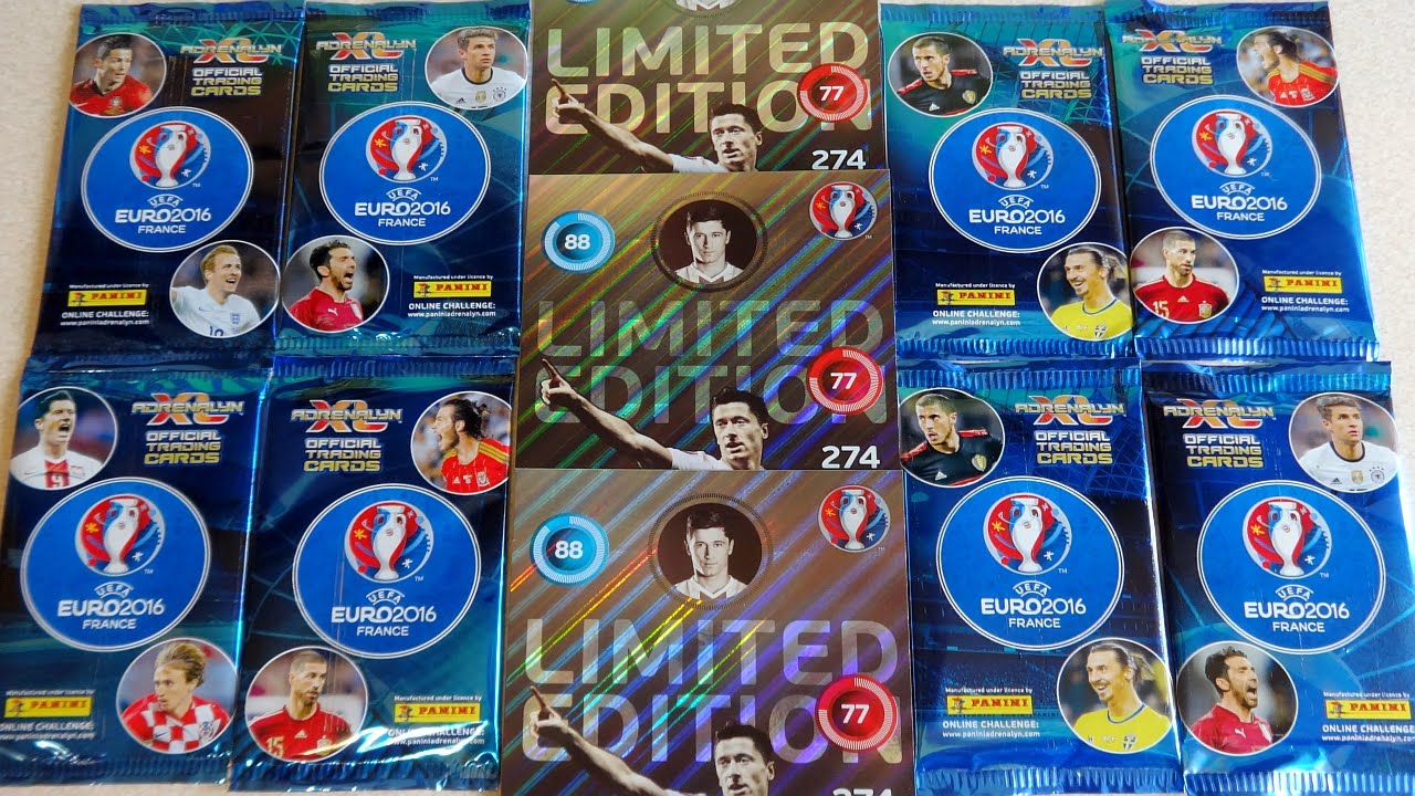 UEFA EURO France Panini Adrenalyn XL 2016 Limited Edition Cards Part 1