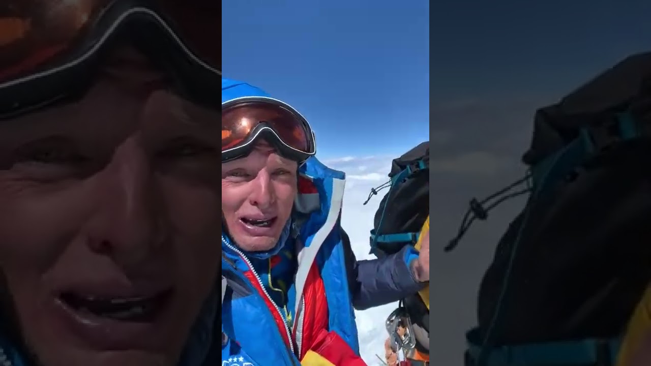 Karl Egloff y Nicolás Miranda consiguiendo nuevo récord al Makalu (8463mts)