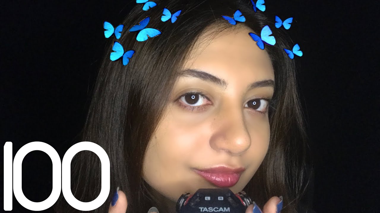 TÜRKÇE ASMR || 100’E KADAR VE 100’DEN GERİYE SAYI SAYMA + EL HAREKETLERİ 🦋