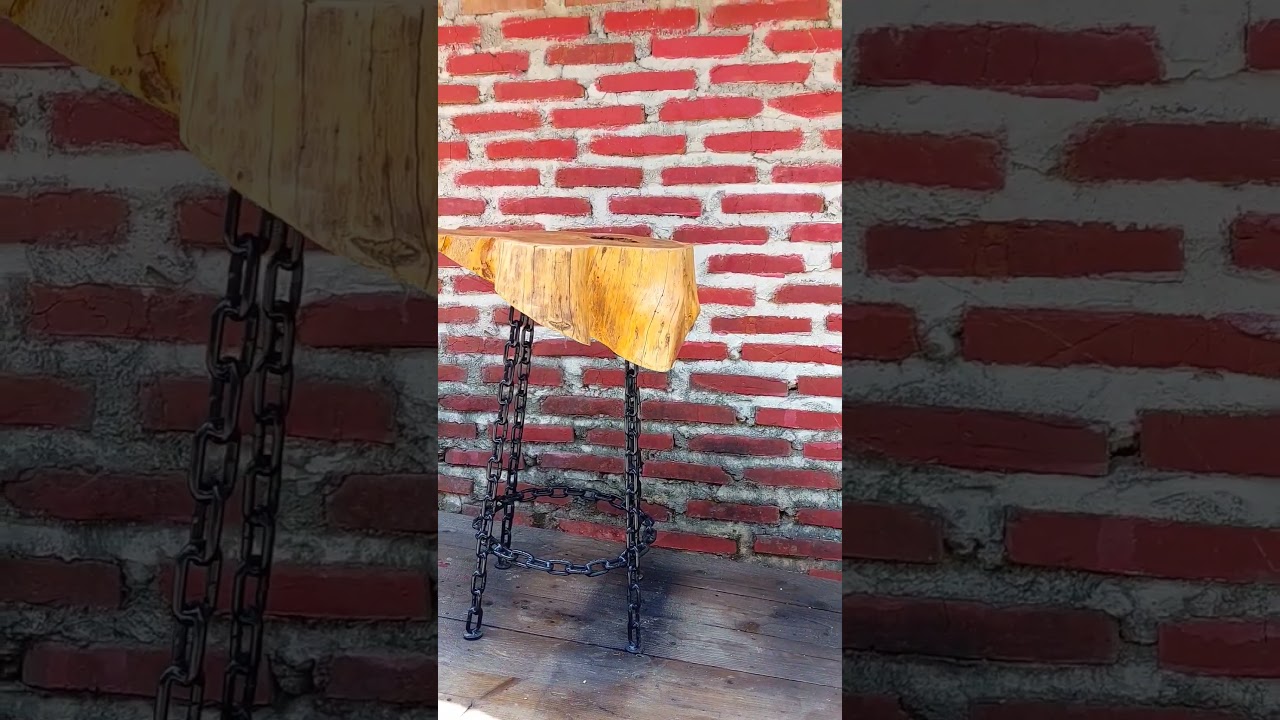 Sudah tayang!! cara membuat meja dari kayu dan rantai besi, simak di channel ini