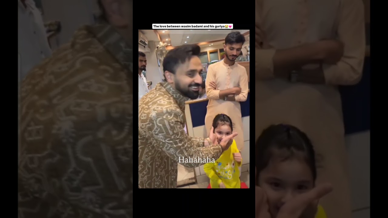 Muskan Kissed her Waseem badami's Hand #waseembadami #muskan #shirazivlog #shaneramazan2025 #ramadan