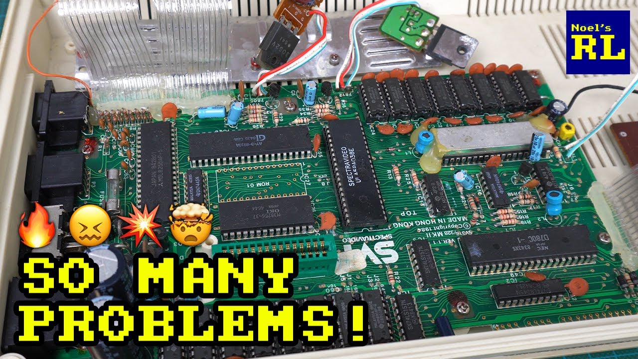 SVI 328 Repair - So Many Things Wrong With This Computer!!!! 😱😱 (Part 1)
