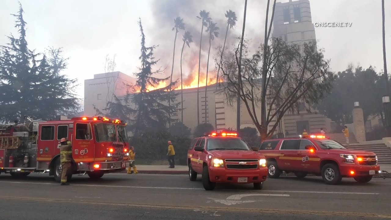1931 Building Burns in Wake of Eaton Fire