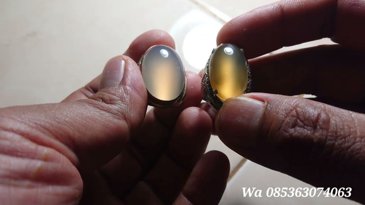 Cincin Akik Mata Kucing seram gewangnya#gemstone #akik #batucincin