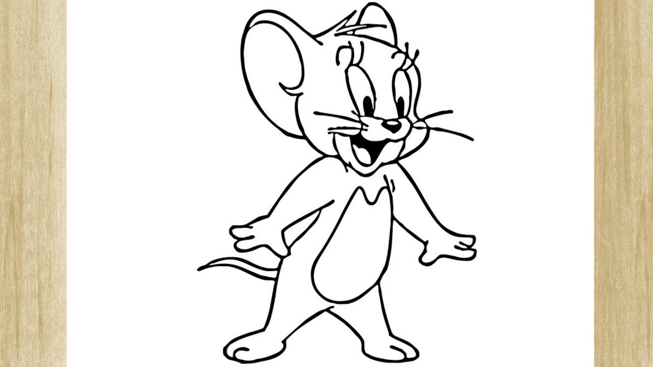 COMO DESENHAR O JERRY DE TOM & JERRY