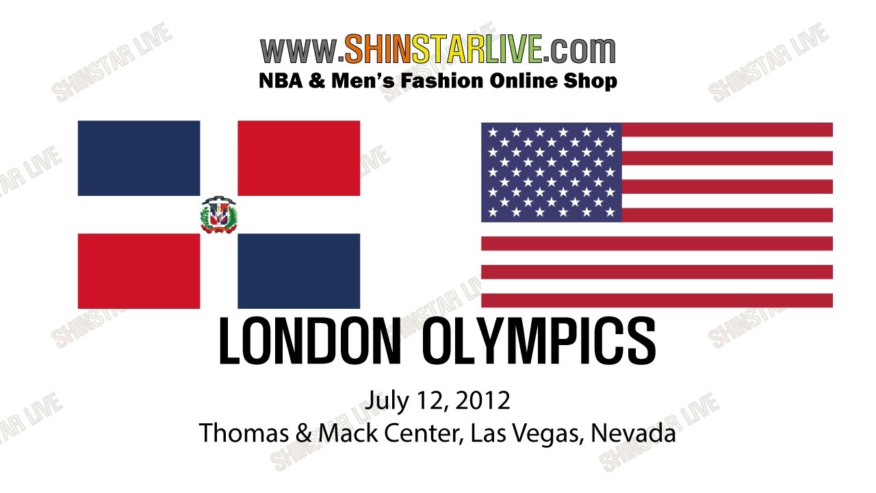 London Olympics Dominican Republic vs USA Team July 12, 2012 - Full Game