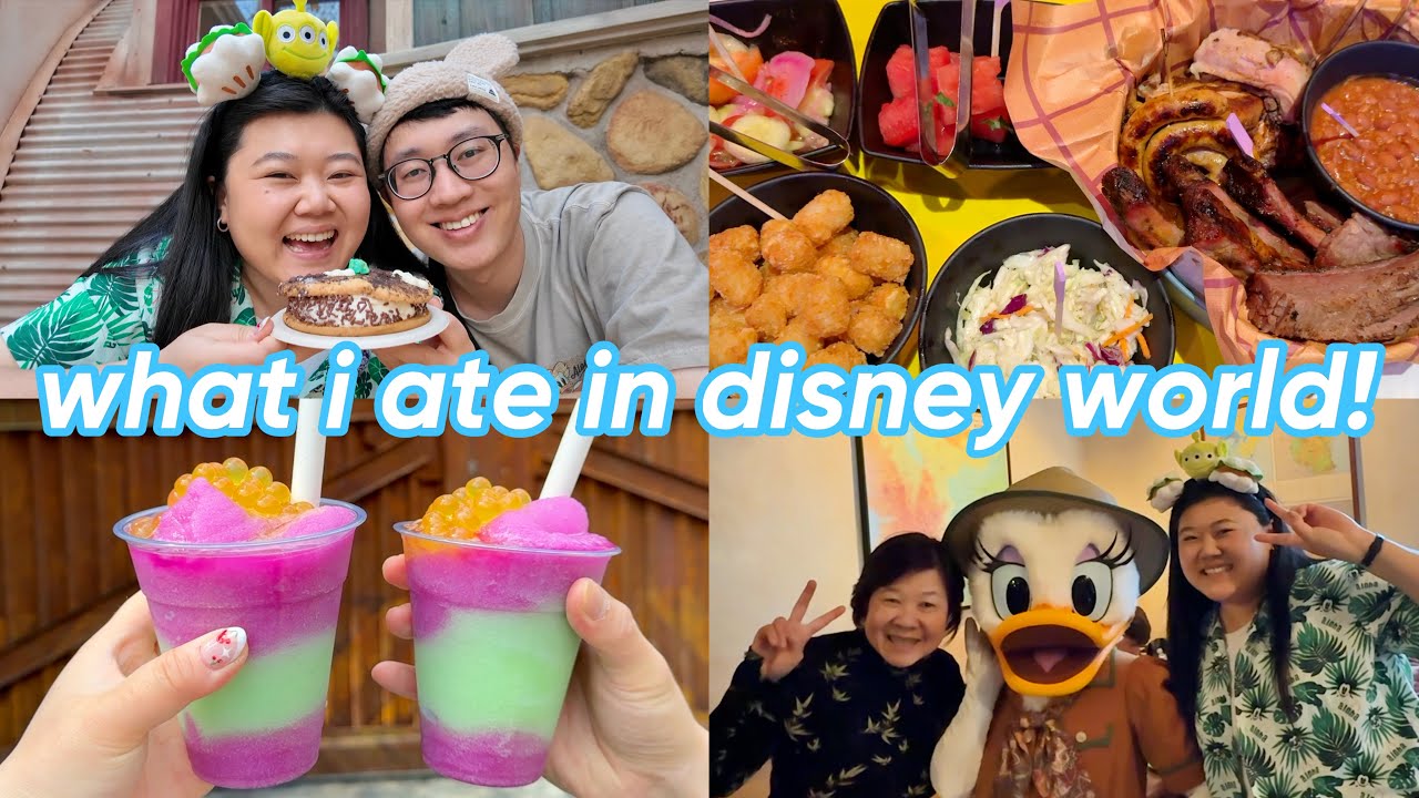 what i ate at disney world pt 1! 🍽️ (animal kingdom, disney springs, hollywood studios)